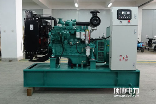 一臺(tái)750kW柴油發(fā)電機(jī)組工作小于100h，起動(dòng)排氣管有大量白煙