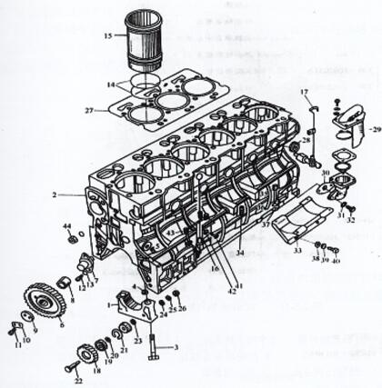 玉柴柴油機機體